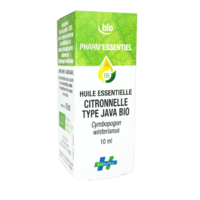 Pharm'Essentiel Huile Essentielle de Citronnelle Bio 10 ml
