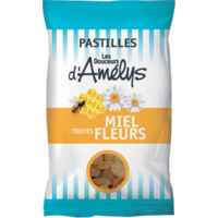Les Douceurs d'Amelys Pastilles miel toutes fleurs 100 g