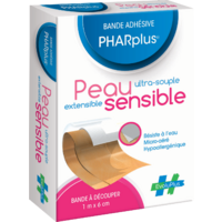 PHARplus® Bande Peaux sensibles - 1 m x 6 cm