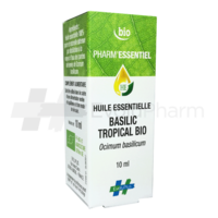Pharm'Essentiel Huile Essentielle de Basilic Bio 10 ml