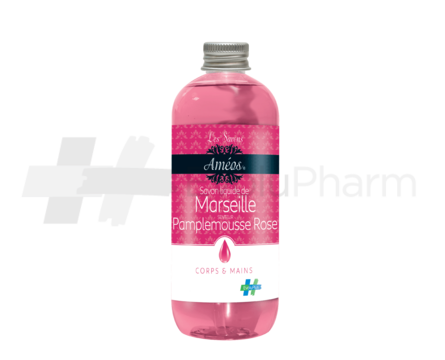 Améos® Savon liquide de Marseille Pamplemousse Rose 75 ml