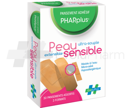 PHARplus® 30 Pansements peaux sensibles