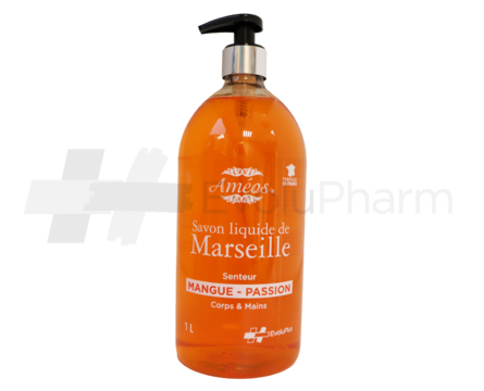 Améos® Savon liquide de Marseille Mangue Passion 1 L