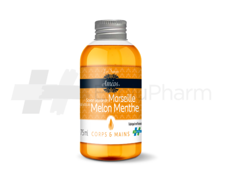 Améos® Savon liquide de Marseille Melon Menthe 75 ml