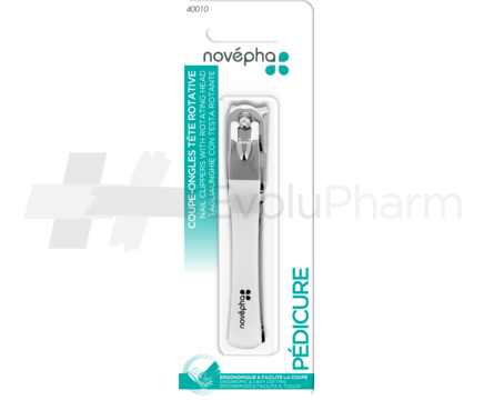 Novépha Coupe ongles tête rotative