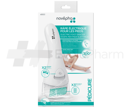 Novépha Râpe électrique pour les pieds