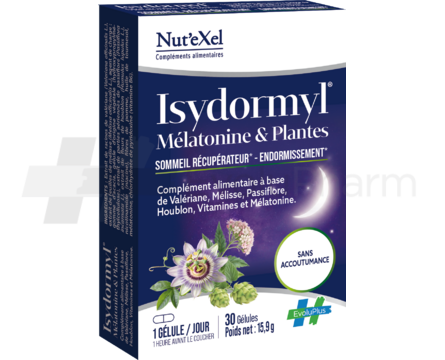 Nut'Exel Isydormyl Mélatonine® 30 gélules