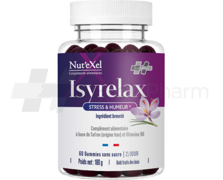 Nut'Exel Isyrelax 60 gummies safran