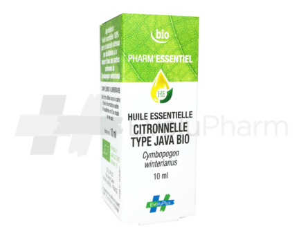 Pharm'Essentiel Huile Essentielle de Citronnelle Bio 10 ml