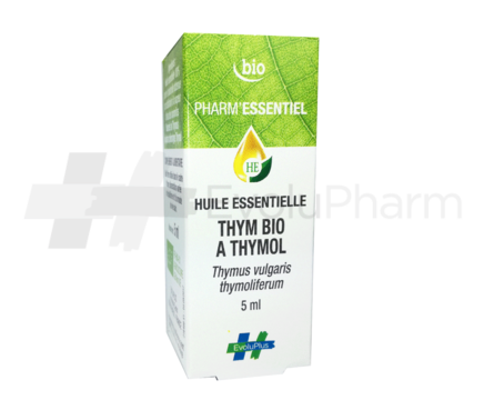 Pharm'Essentiel Huile Essentielle de Thym Thymol Bio 5 ml