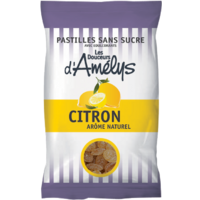 Les Douceurs d'Amelys Pastilles sans sucre citron 80 g