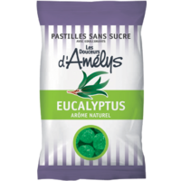 Les Douceurs d'Amelys Pastilles sans sucre eucalyptus 80 g