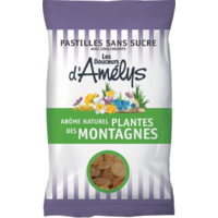 Les Douceurs d'Amelys Pastilles sans sucre plantes des montagnes 80 g