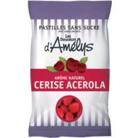 Les Douceurs d'Amelys Pastilles sans sucre cerise acérola 80 g