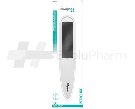 Novépha Râpe pieds métal double face