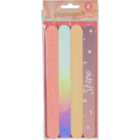 Assortiment de limes à ongles colorées - Nail file set